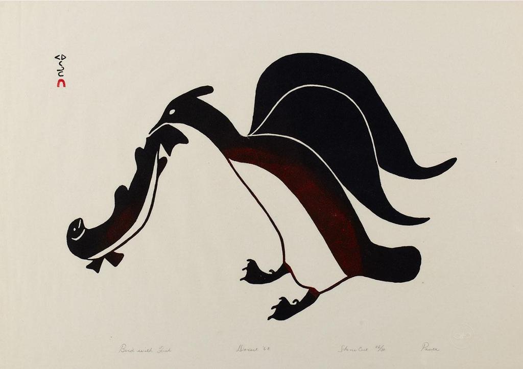 Pauta Saila (1916-2009) - Bird With Fish