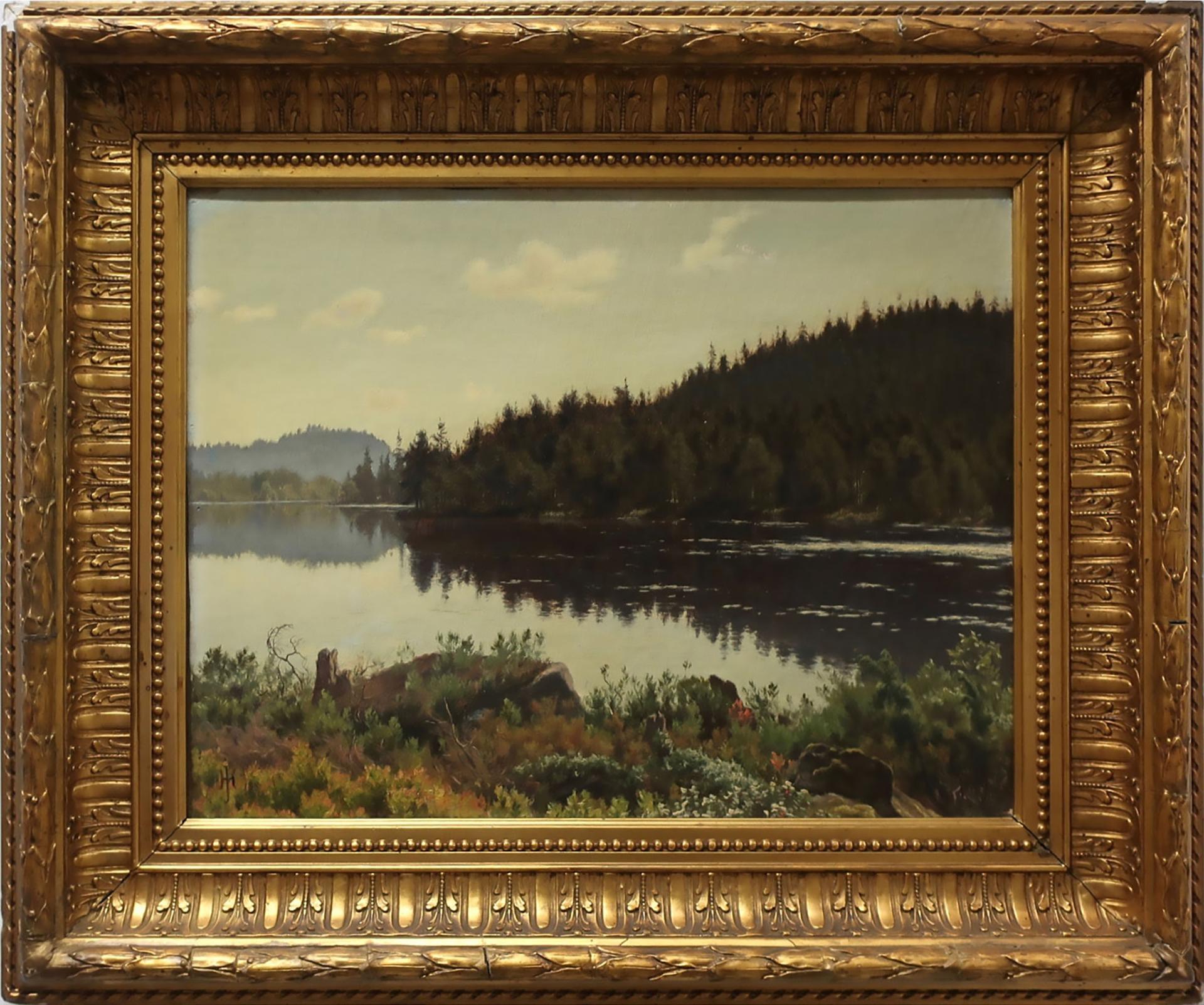 Henrik Gamst Jespersen (1853-1936) - Placid Lake, 1880's