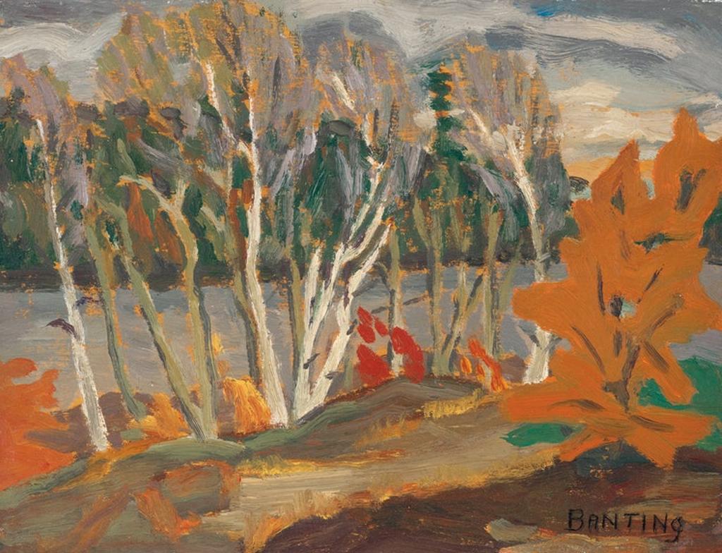 Sir Frederick Grant Banting (1891-1941) - Birches, French River, 1930