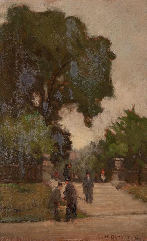 John William (J.W.) Beatty (1869-1941) - Luxemburg Gardens