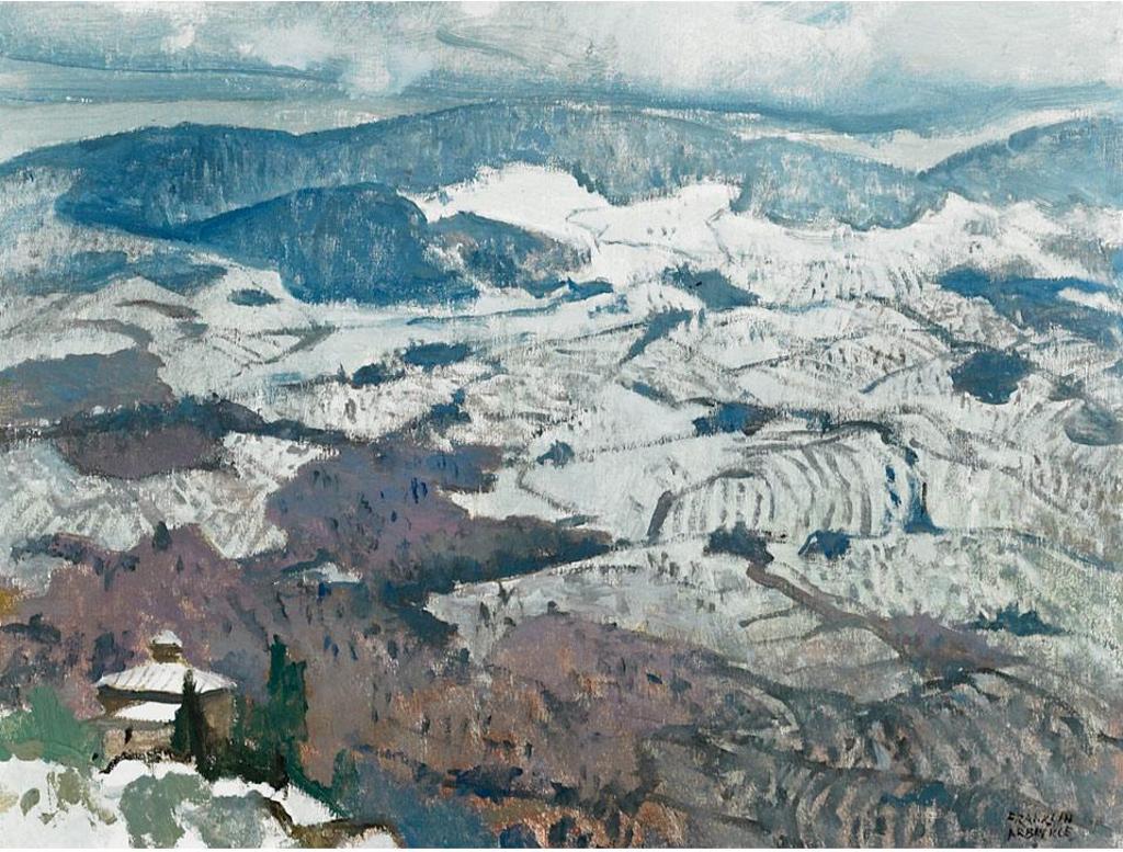 George Franklin Arbuckle (1909-2001) - Valley Of The Mugnone In Winter