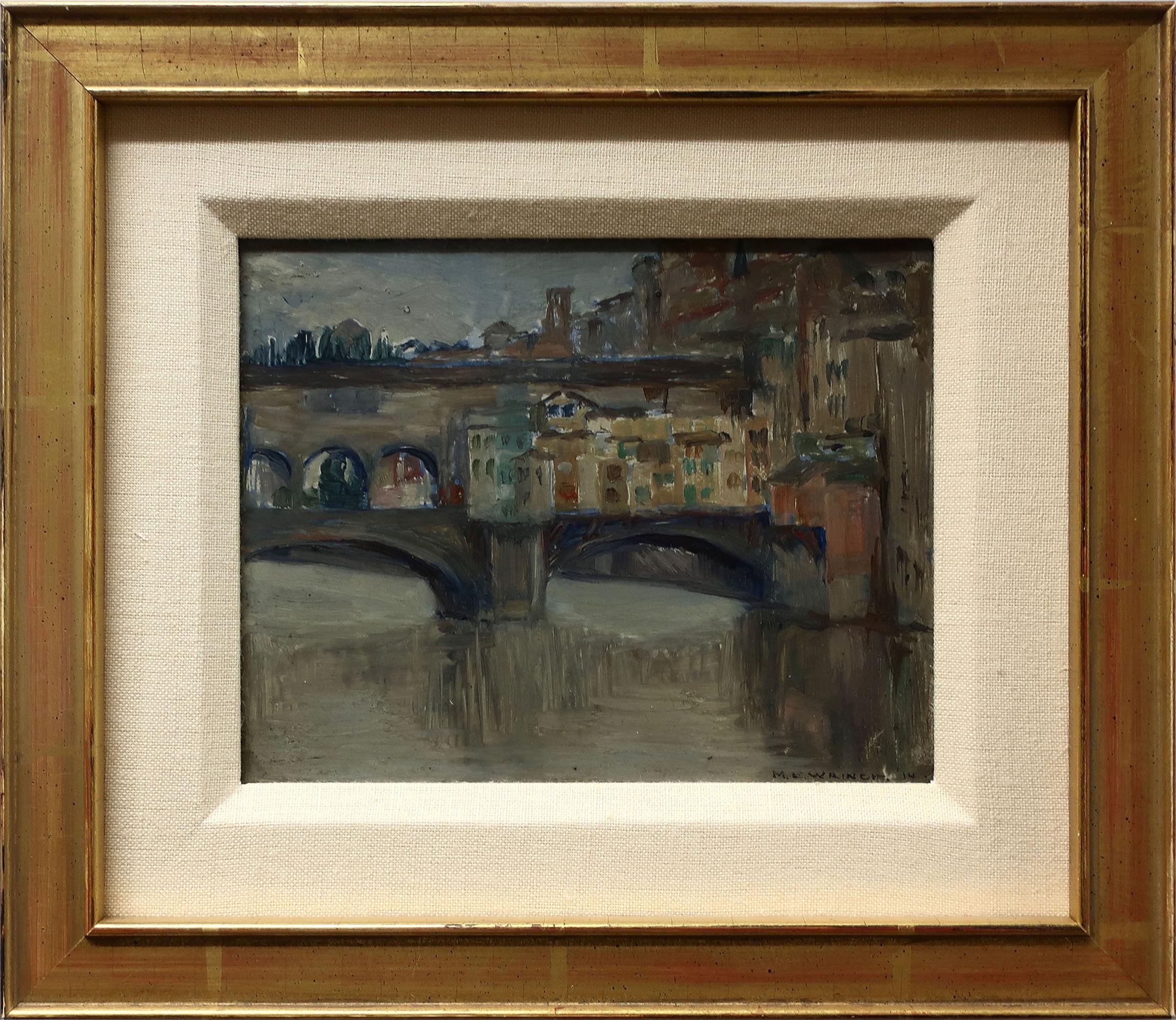 Mary Evelyn Wrinch (1877-1969) - Ponte Vecchio, Venice