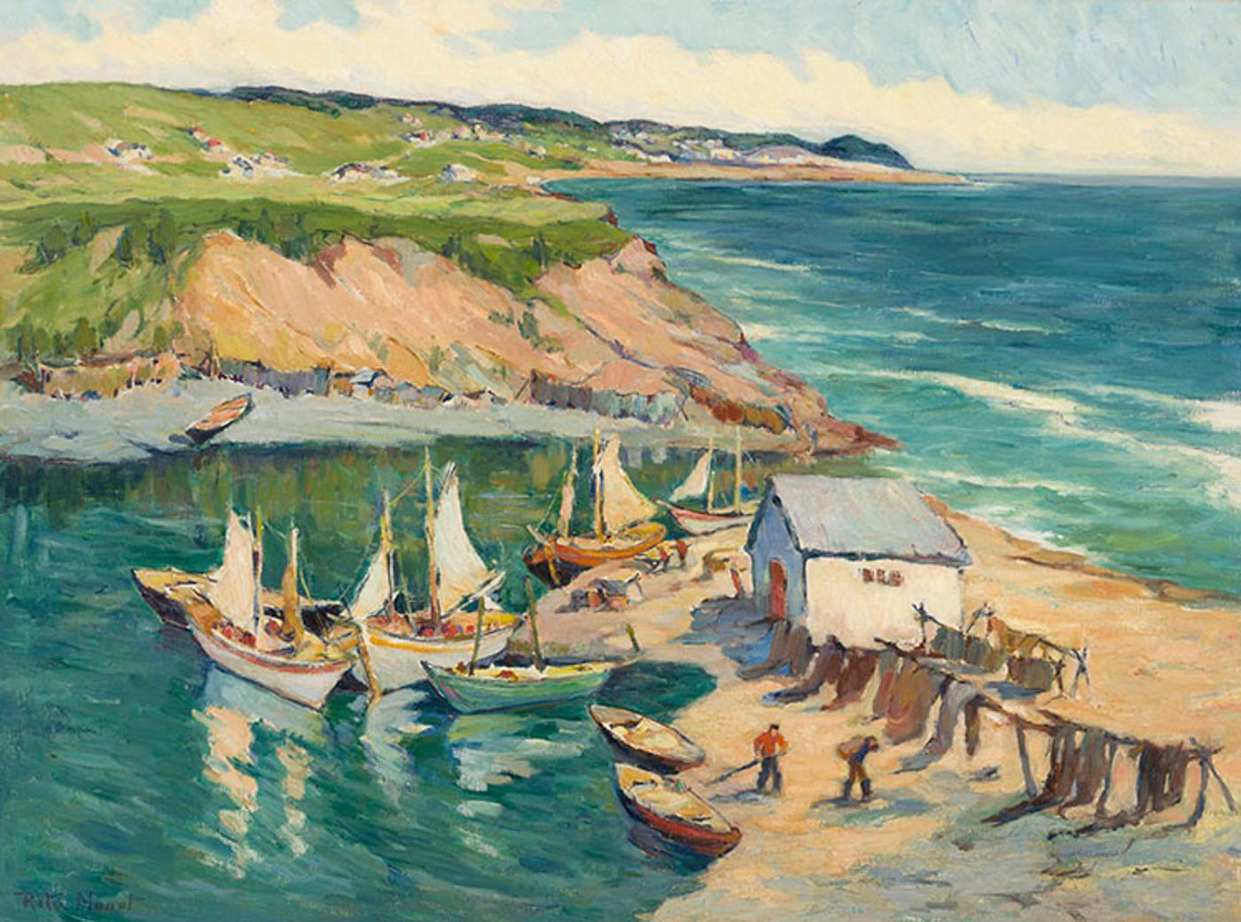 Rita Mount (1888-1967) - Village de L'Anse-aux-Gascons, Gaspé, Que.