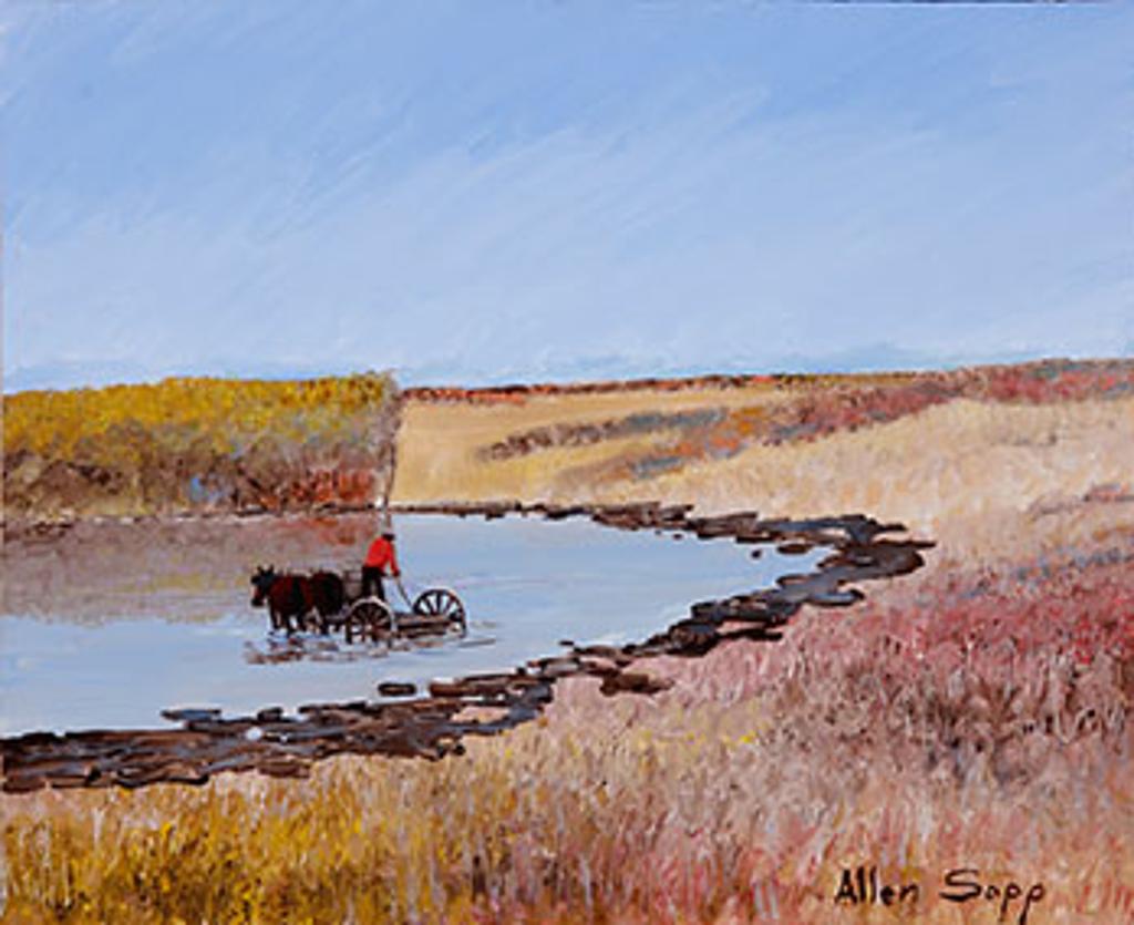 Allen Fredrick Sapp (1929-2015) - Getting Water at the Slough