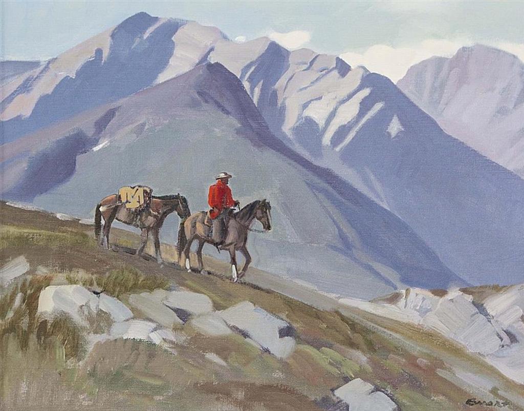 Peter Maxwell Ewart (1918-2001) - Above Timber - West of Banff 1976