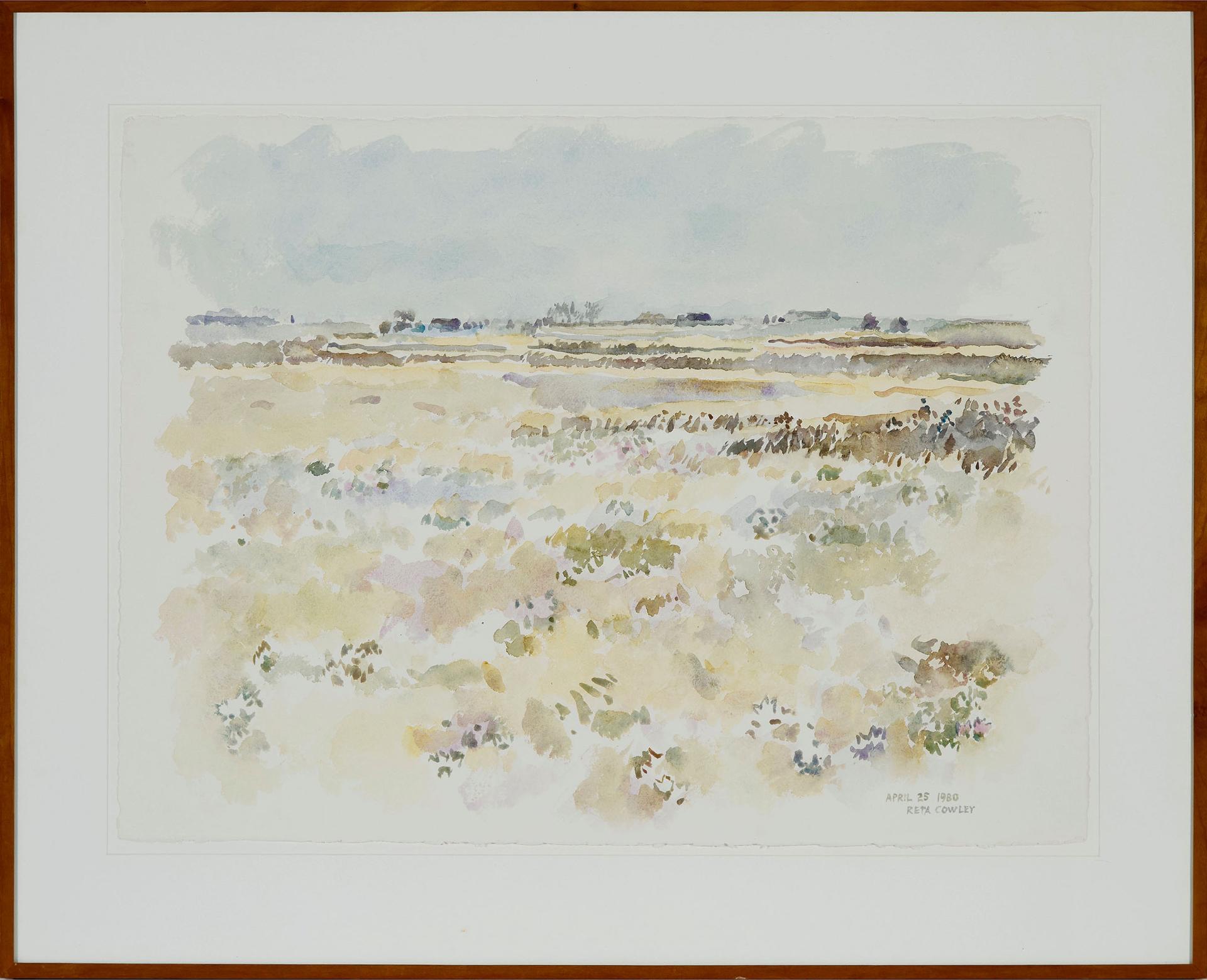 Reta Madeline Cowley (1910-2004) - Untitled (Open Field)