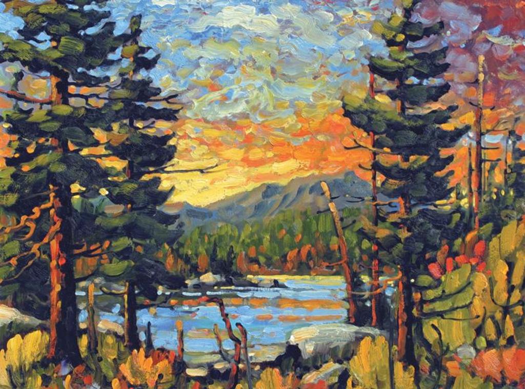 Rod Charlesworth (1955) - Sunset Near Radium, B.C