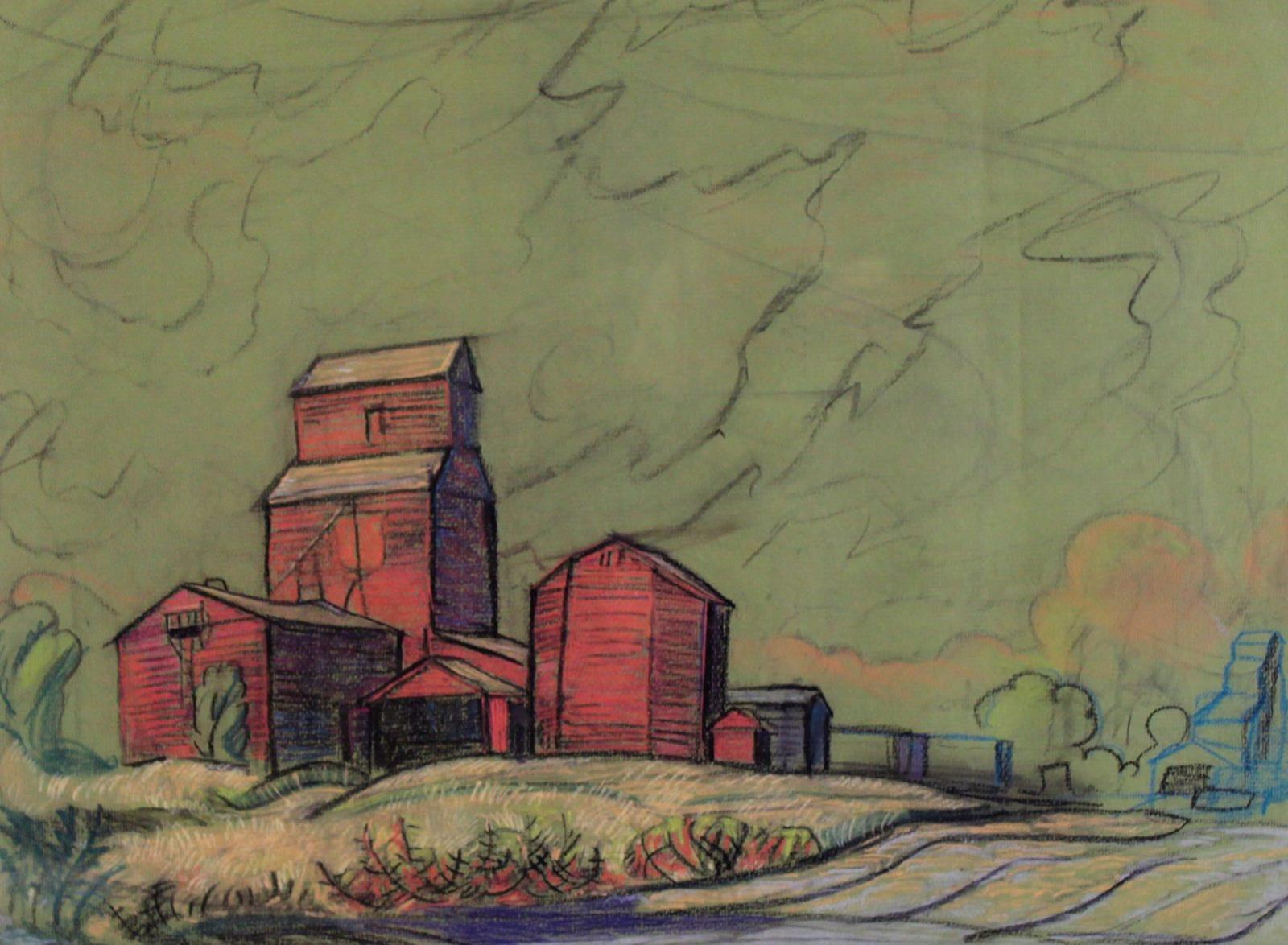 Margaret Dorothy Shelton (1915-1984) - Red Barn