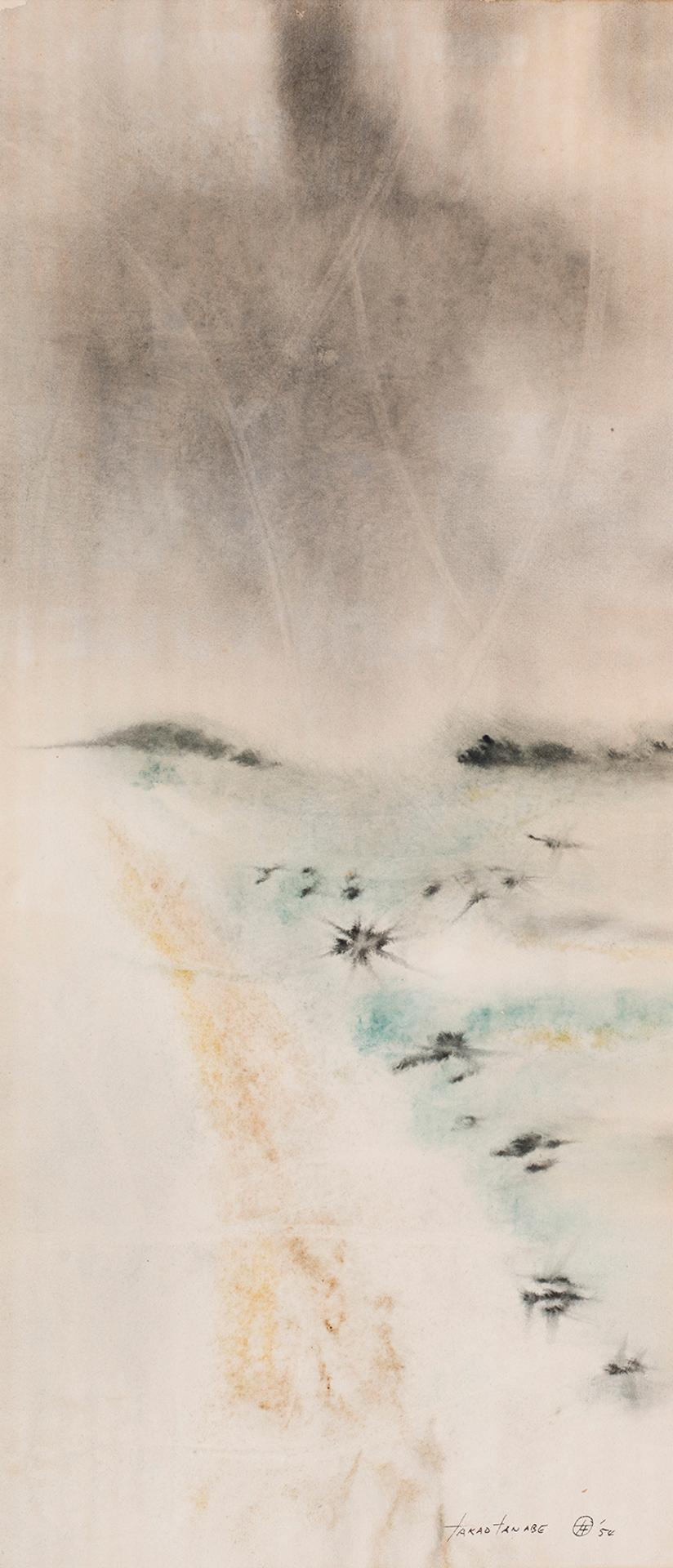 Takao Tanabe (1926) - Variations on a Theme - Denmark; The Land, Beach and Sky #3