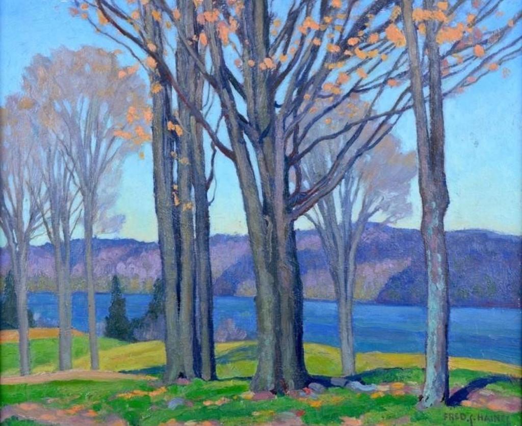 Frederick Stanley Haines (1879-1960) - Elms on Mountain Lake, Haliburton