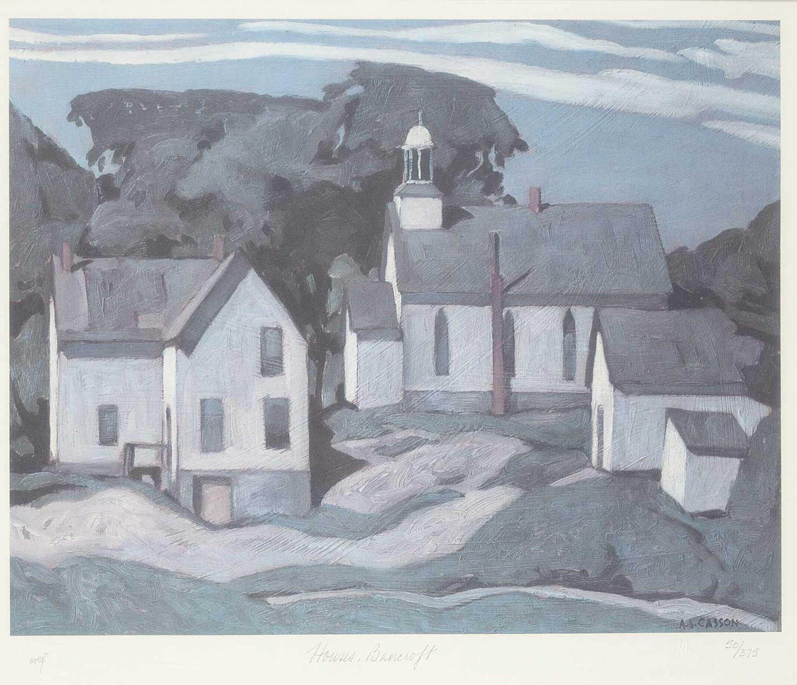 Alfred Joseph (A.J.) Casson (1898-1992) - Houses, Bancroft  #50/375