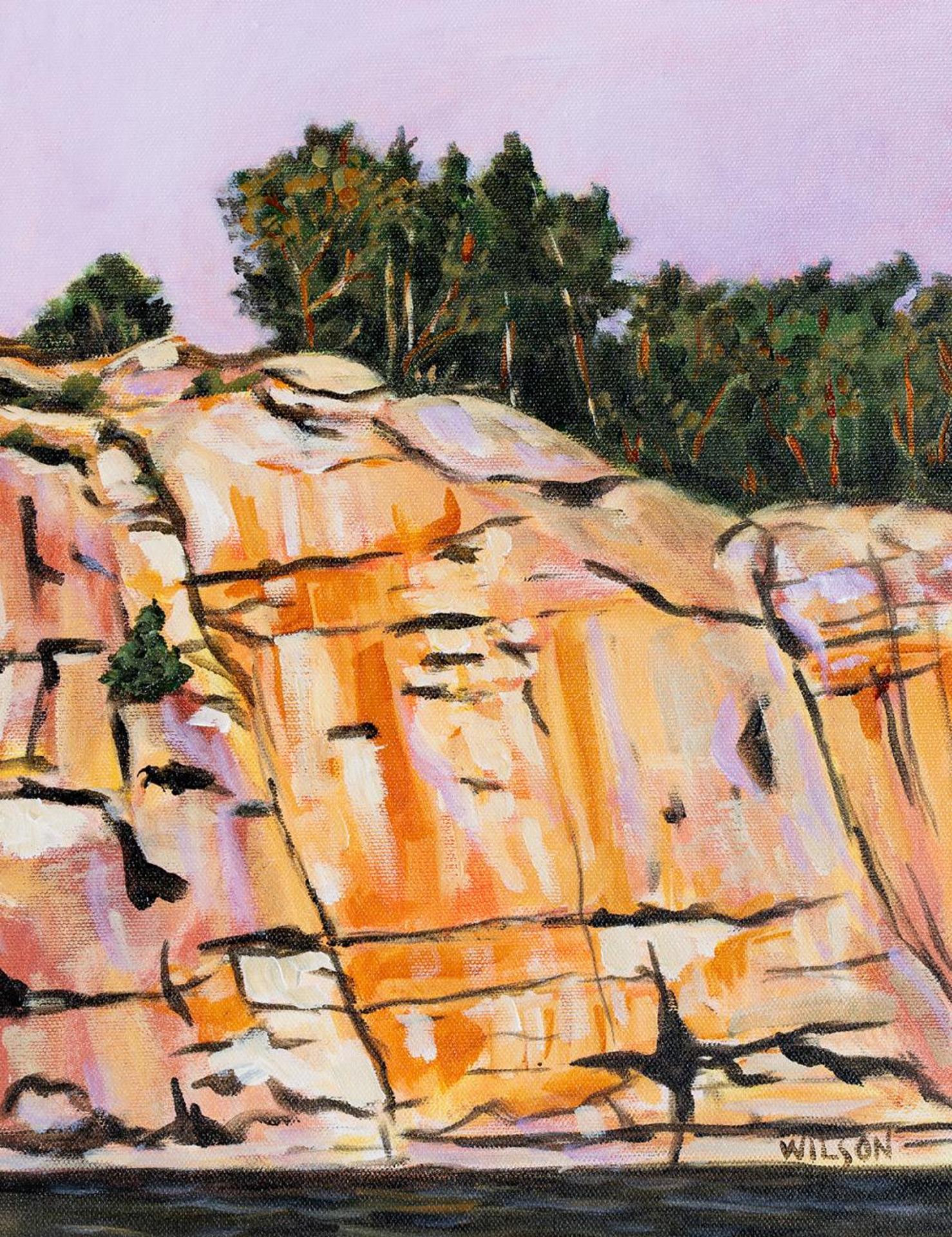 Vic Wilson (1938-2006) - Cliffs of Gabriola Island