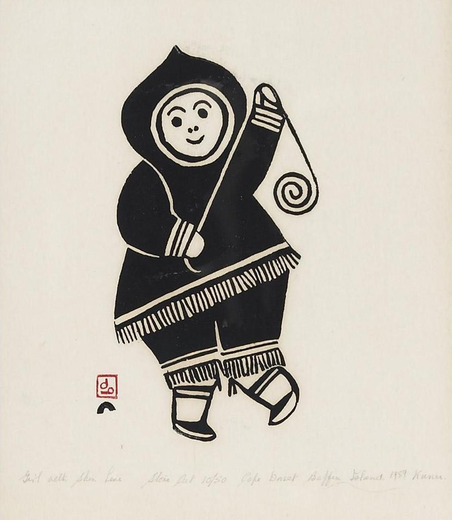 Kunu (1923-1966) - Girl With Skin Line