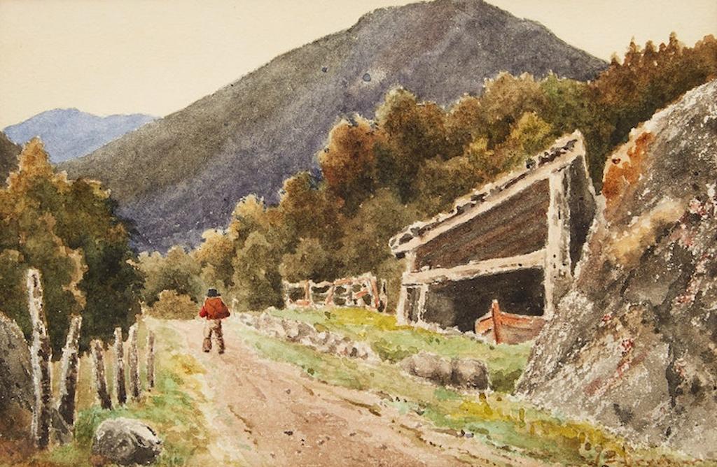 William Brymner (1855-1925) - Cabin in the Rockies
