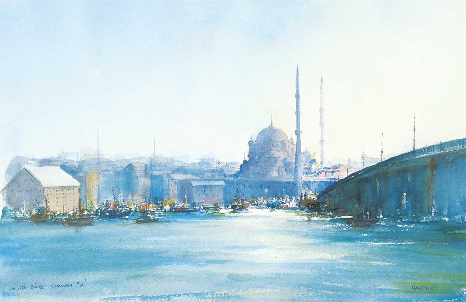 John William Harvie (1928-2018) - Galata Bridge, Istanbul #2