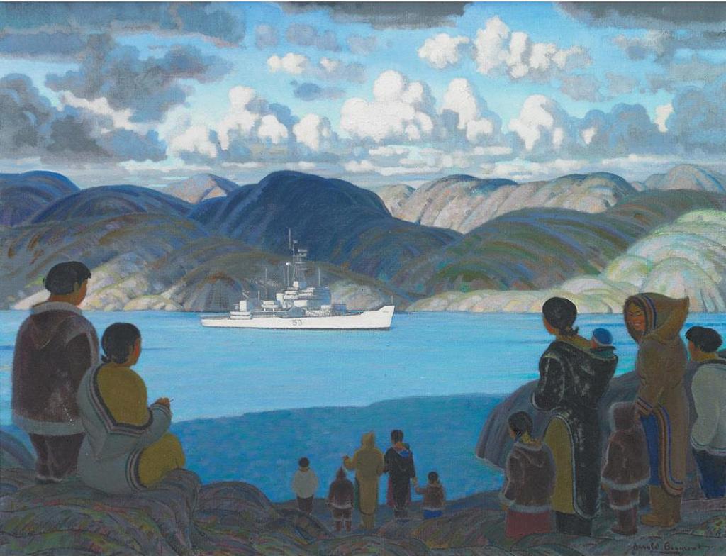 Thomas Harold (Tib) Beament (1898-1984) - Watching The Passing Ship