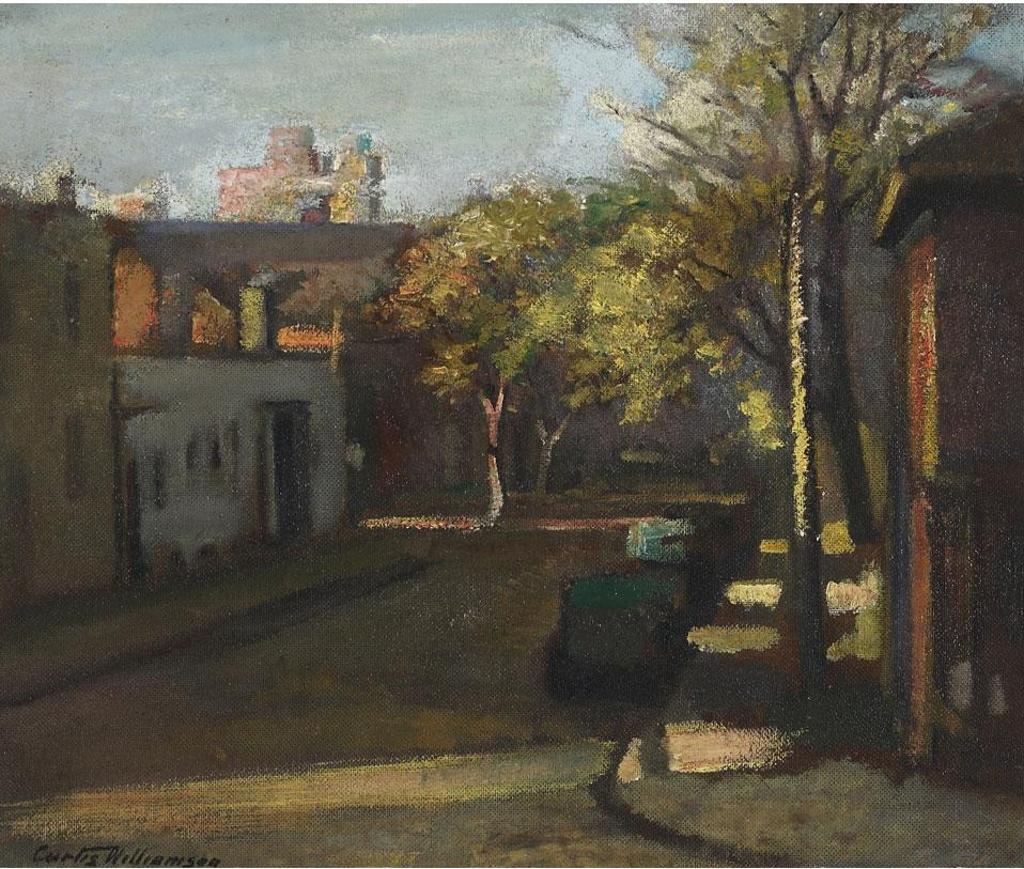 Albert Curtis Williamson (1867-1944) - Evening Shadows - Corner Of Yonge St. And Yorkville Ave., Circa 1920
