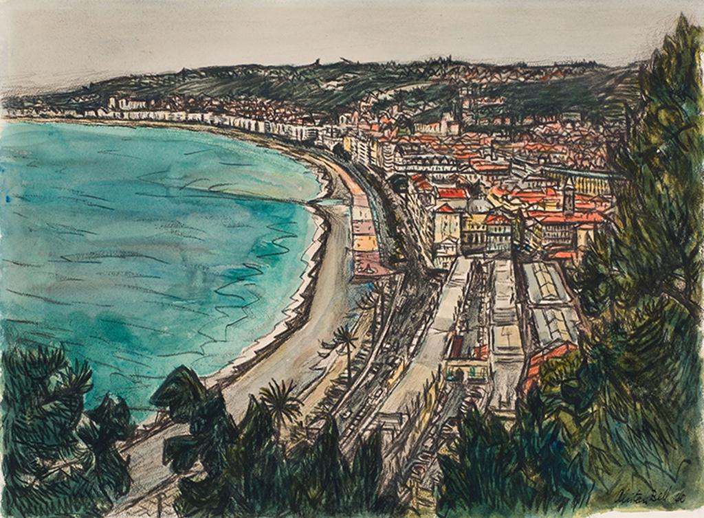 Alistair Macready Bell (1913-1997) - Nice, the Promenade des Anglais
