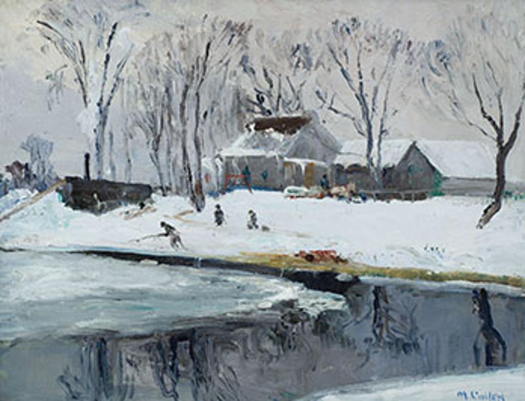 Maurice Galbraith Cullen (1866-1934) - Ice Breaking, L'Assomption