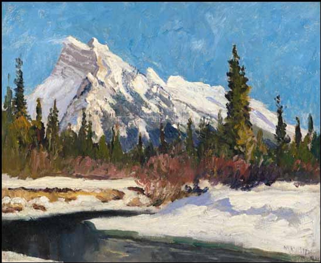 Maurice Galbraith Cullen (1866-1934) - Mount Rundle from Bow River