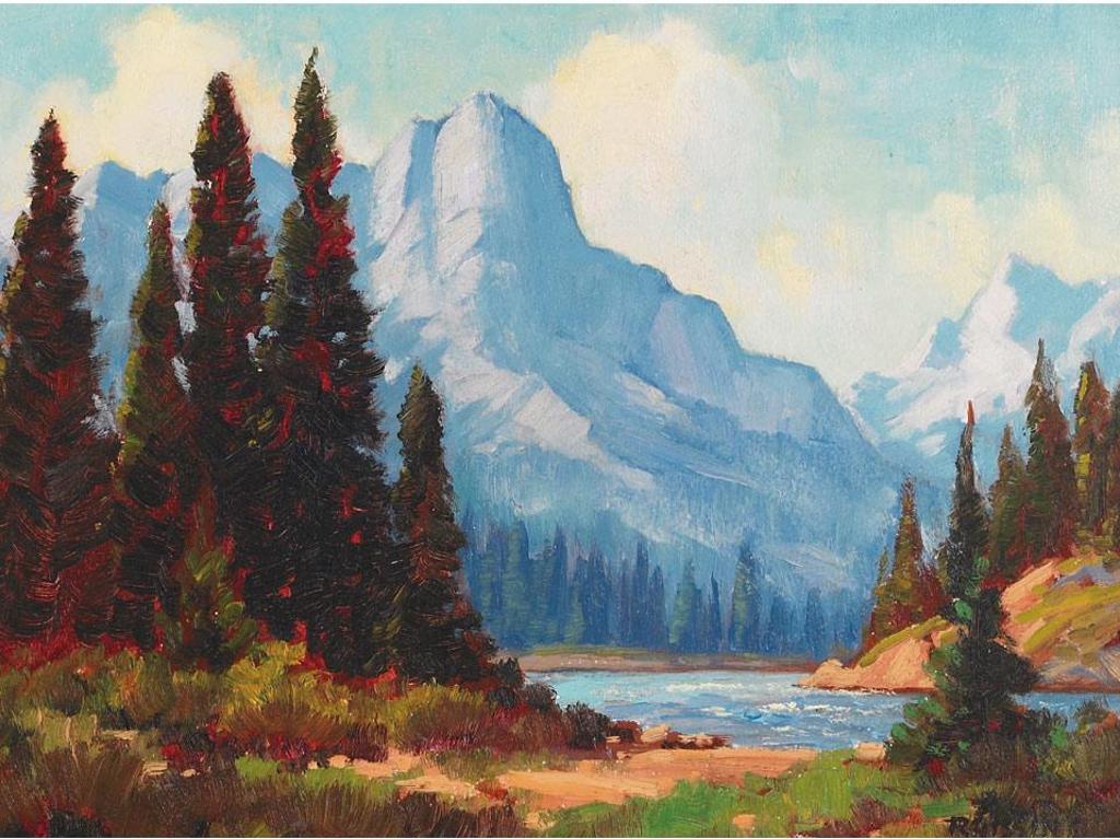 Roland Gissing (1895-1967) - Kananaskis River, Alberta