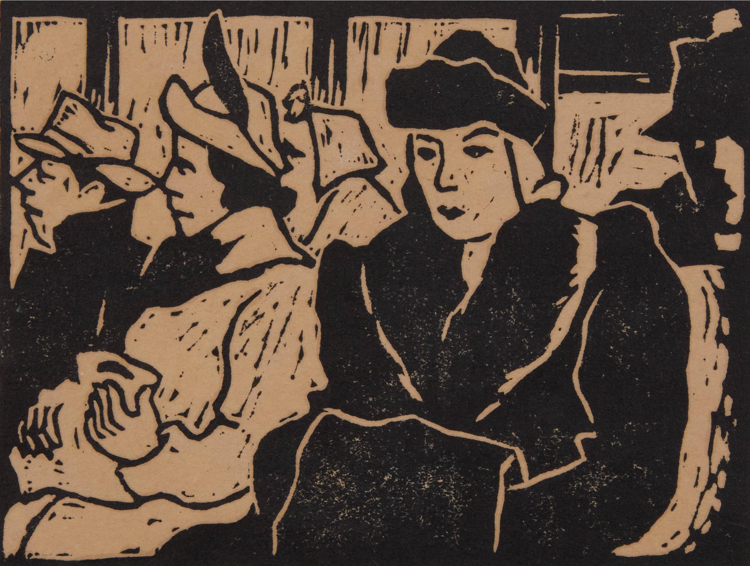 Jack Beder (1910-1987) - Streetcar, 1942