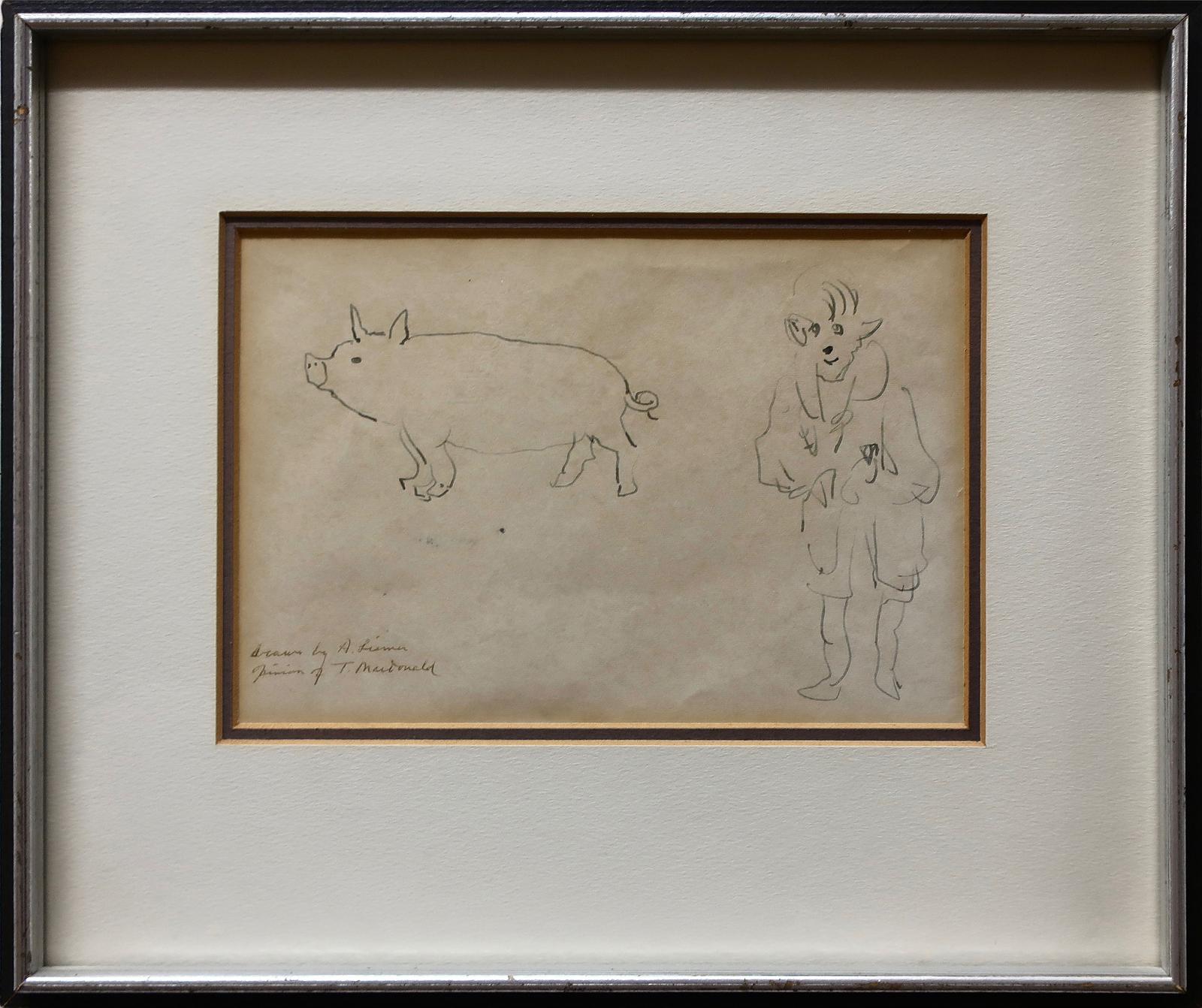 Arthur Lismer (1885-1969) - Boy With The Pig