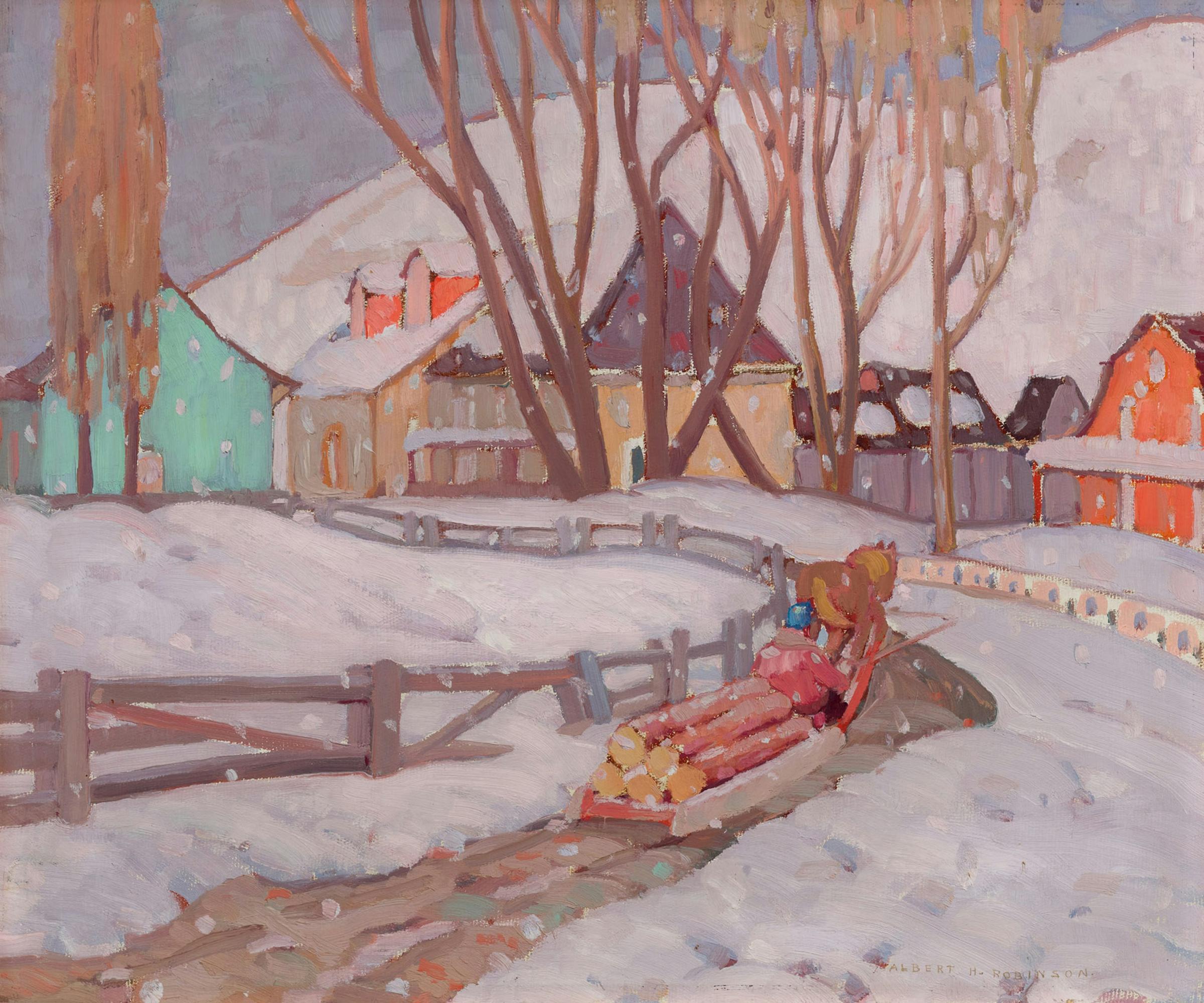 Albert Henry Robinson (1881-1956) - The Country Road, Baie St. Paul