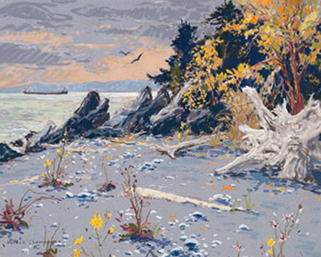 Horace Champagne (1937) - La plage en septembre, St-Irénée