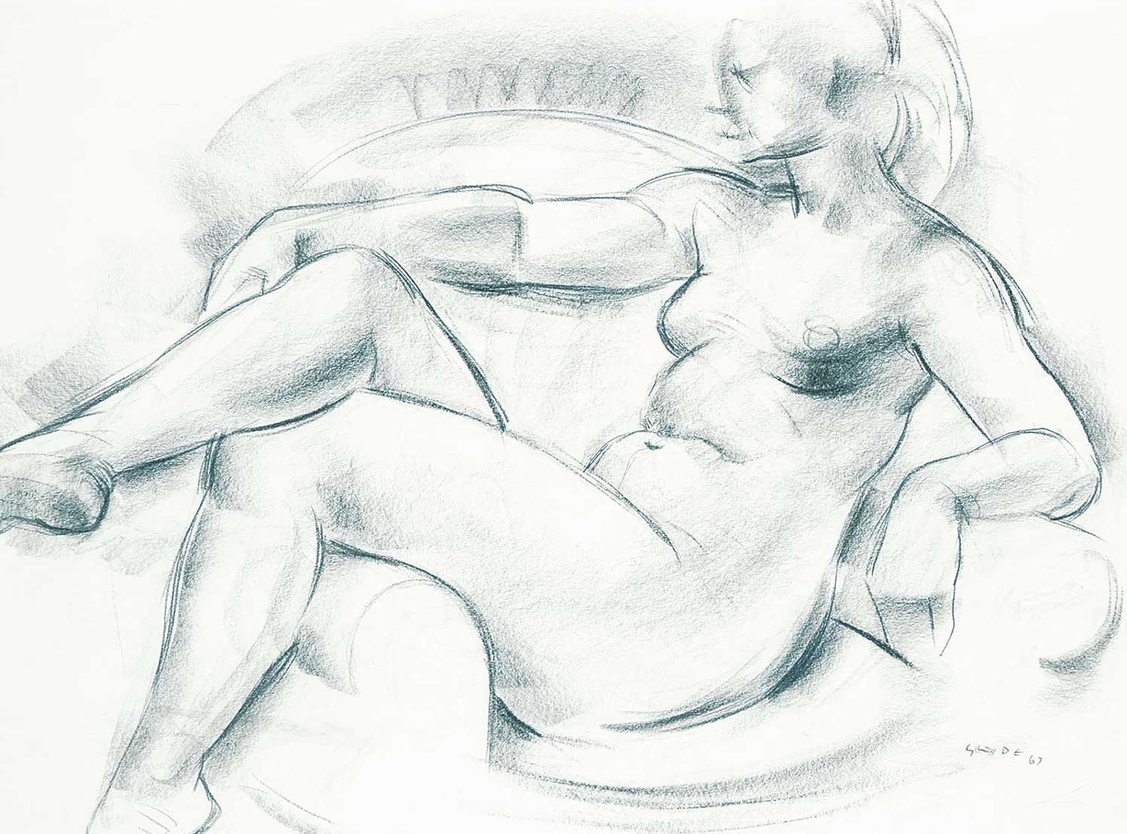 Henry George Glyde (1906-1998) - Untitled - Reclining Nude