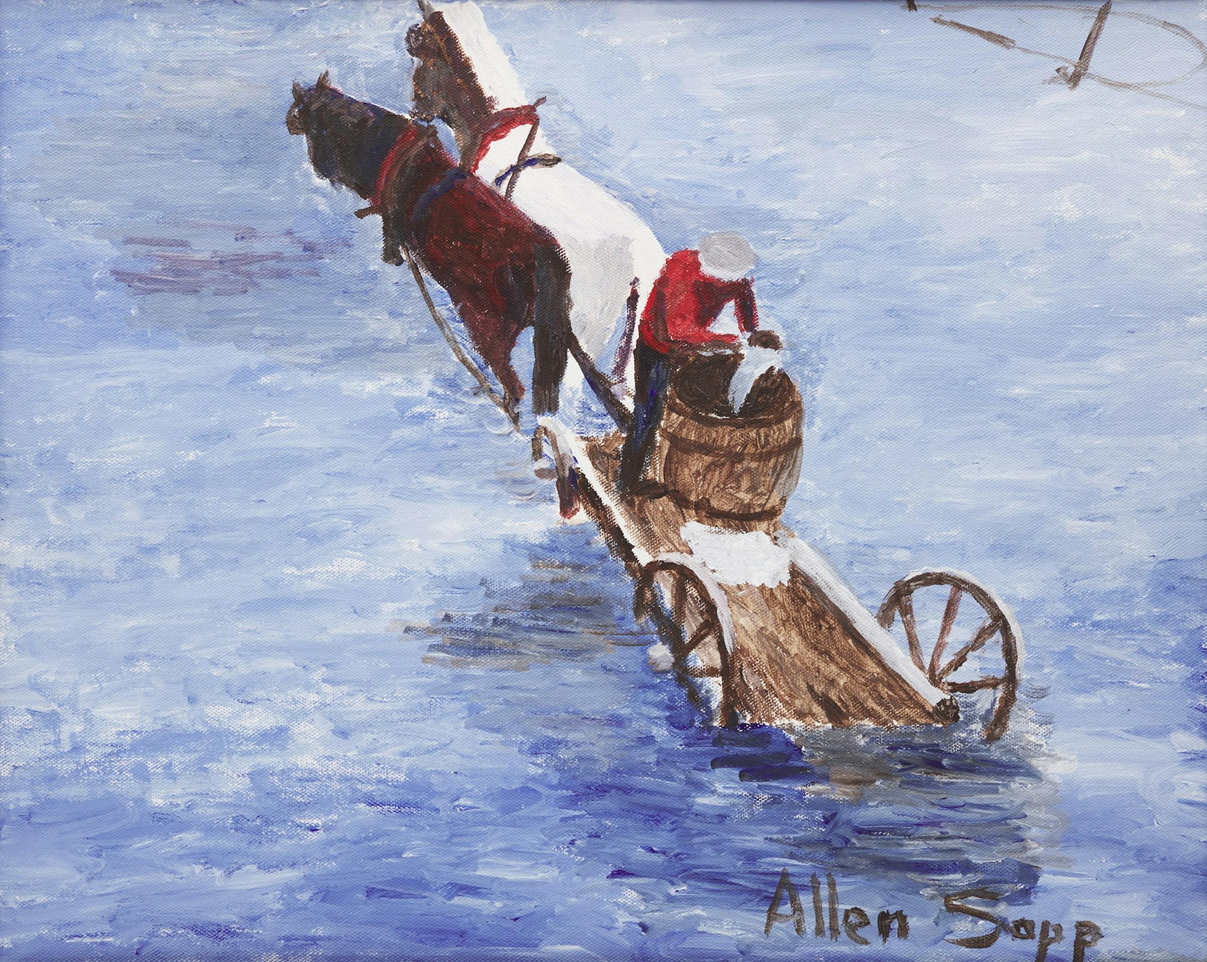 Allen Fredrick Sapp (1929-2015) - Getting Water for the Well