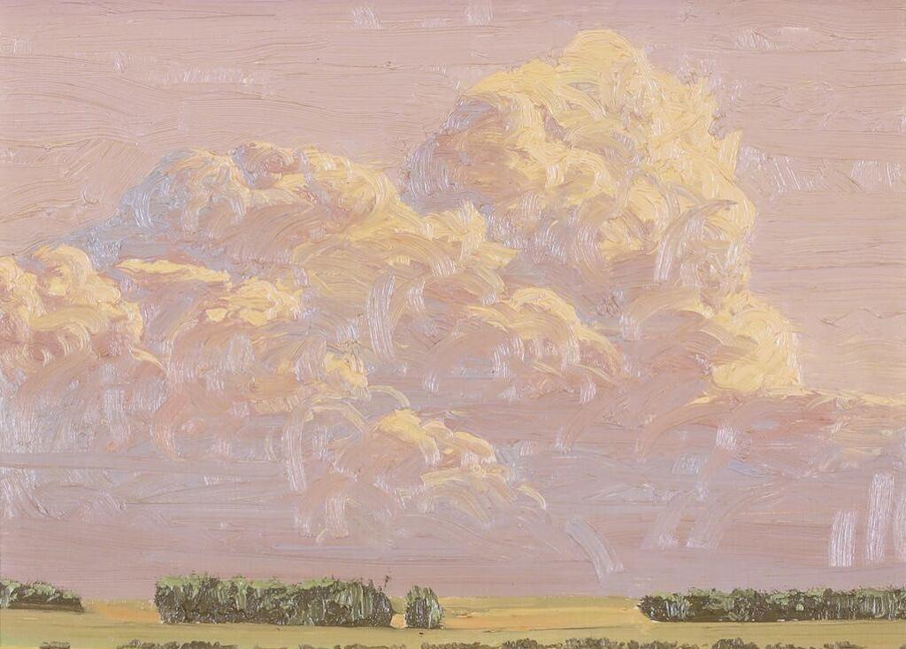 William [Bill] James Parker (1946-2013) - Cloud With Grain Fields; 1991