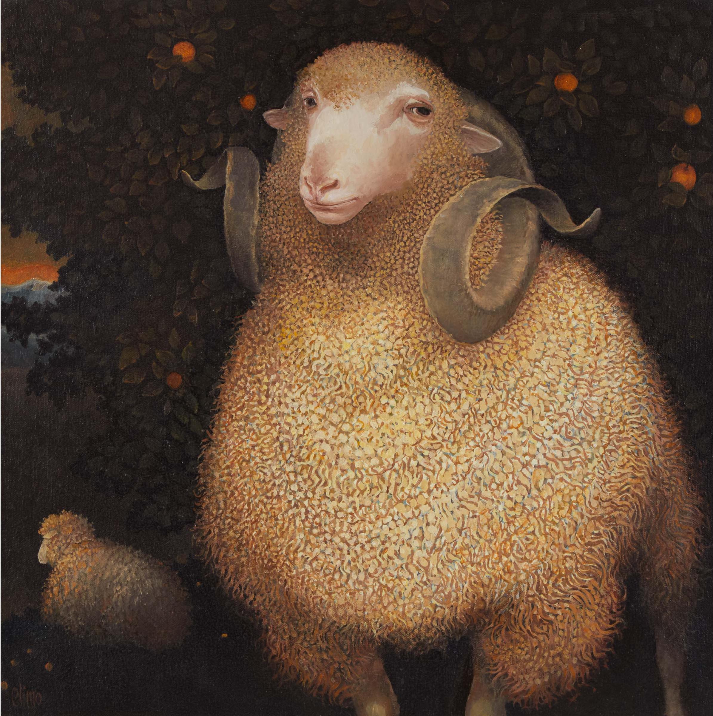 Lindee Climo (1948) - Ram After Van Dyck's Portrait Of James Stewart, 2015