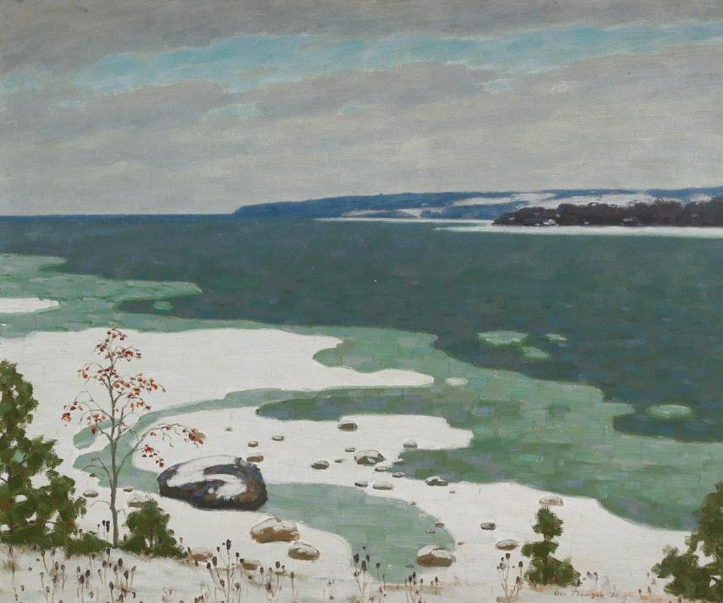 George Albert Thomson (1868-1965) - Winter At Owen Sound