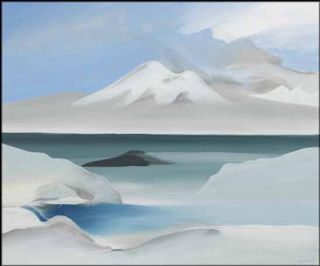 Toni (Norman) Onley (1928-2004) - Mt. Baker from Smuggler's Cove