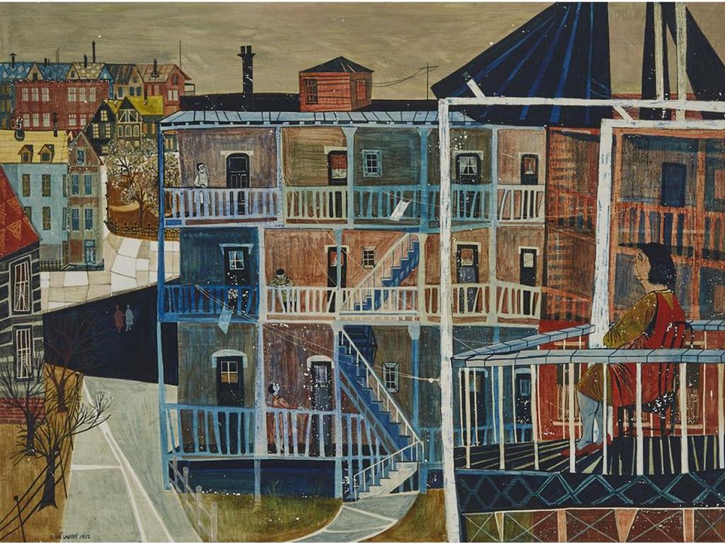Ellen Lanyon (1926-2013) - City Apartments, 1952