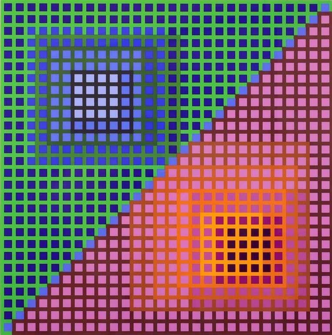 Victor Vasarely (1906-1997) - Lum (Vancouver Portfolio); 1982