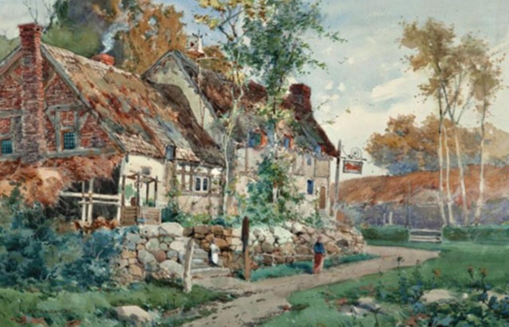 Harry Aiken Vincent (1864-1931) - The Red Lion Inn