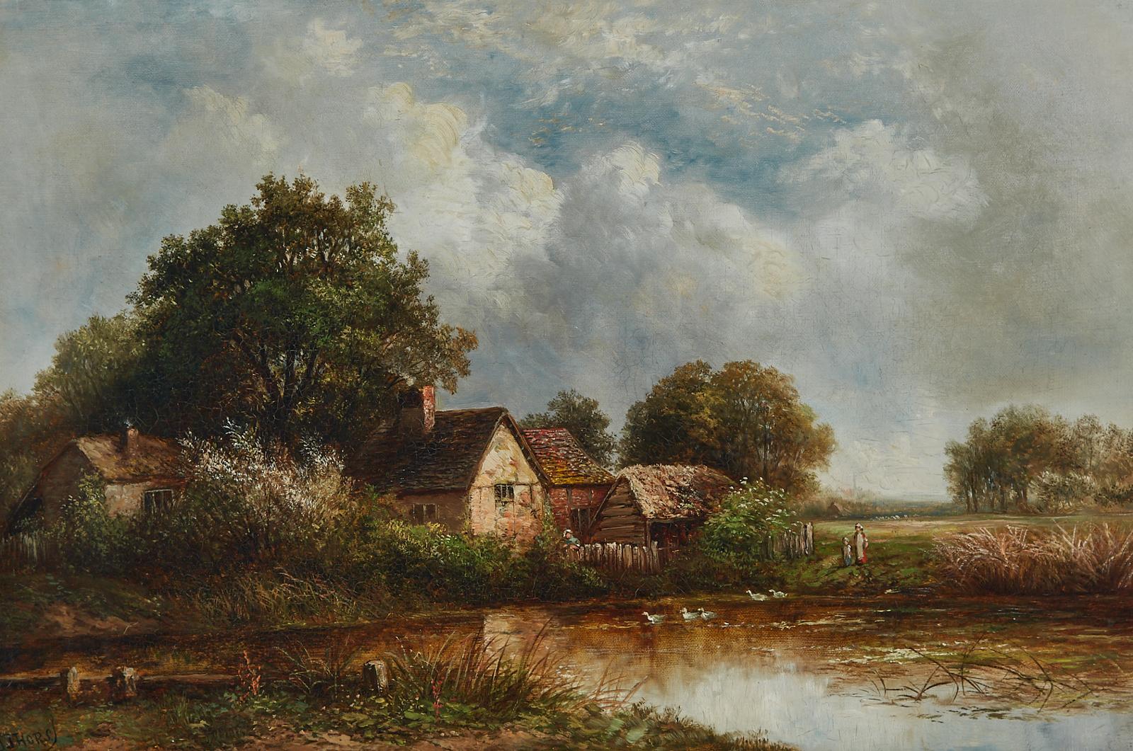 Joseph T. Thors (1835-1920) - An Essex Cottage
