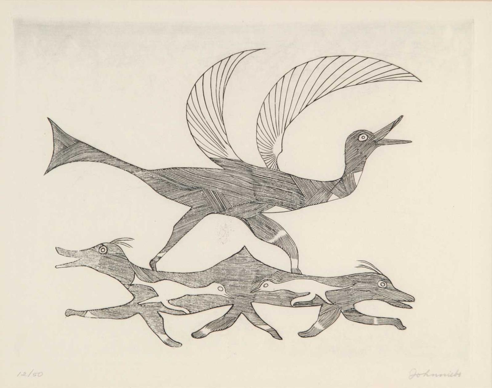 Ashevak - Untitled - Spirit Birds  #12/50