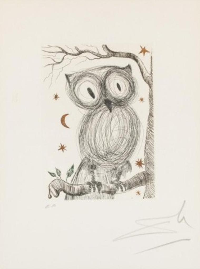 Salvador Dalí (1904-1989) - Owl