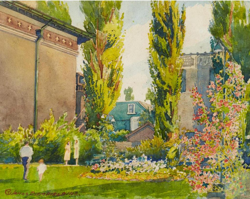 James Jerris Blomfield (1872-1951) - Small Park, Flower Garden, Toronto