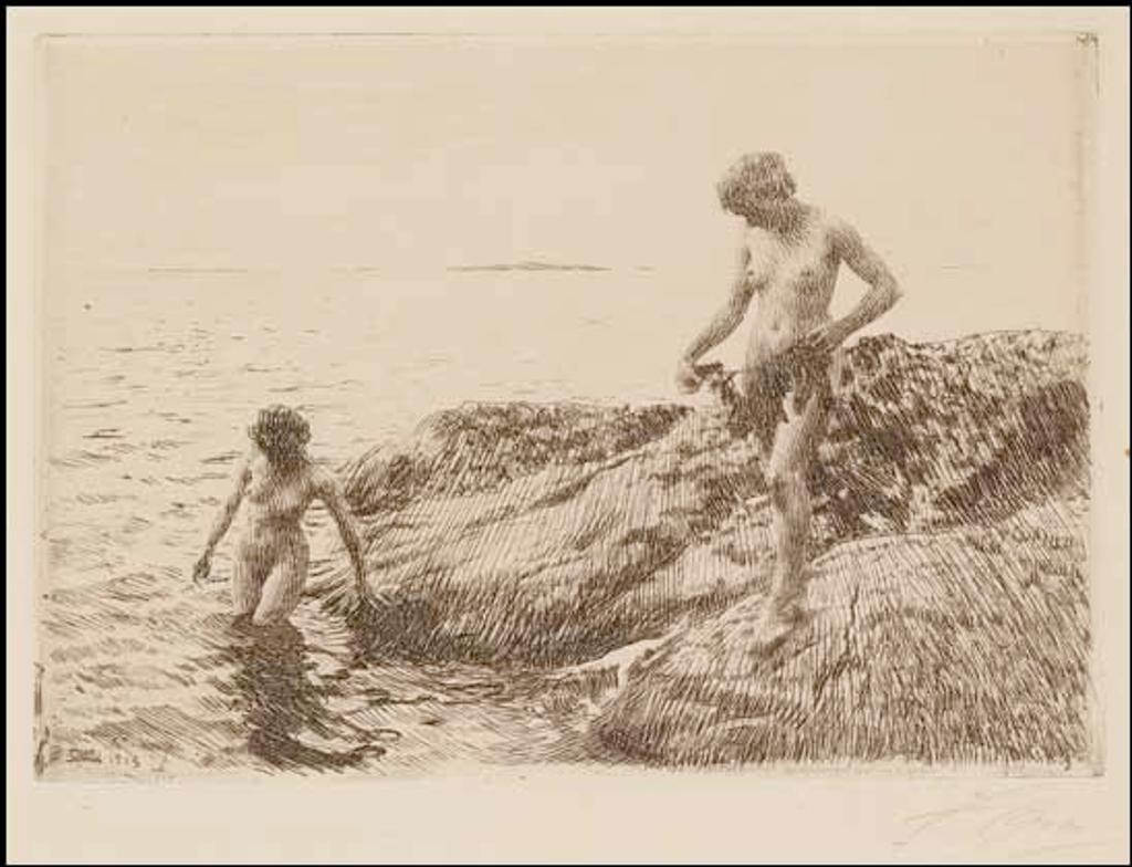 Anders Leonard Zorn (1860-1920) - Seamaid Skerries