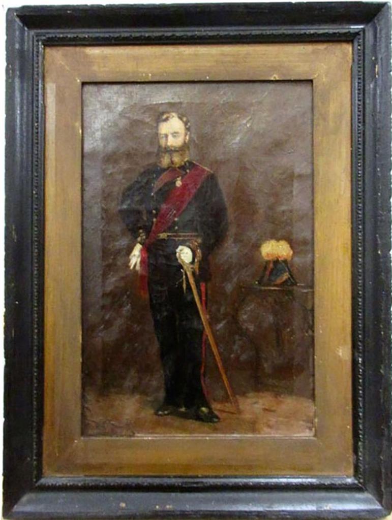 Joseph Archibald Browne (1862-1948) - Portrait Of A Military Man In Full Regalia