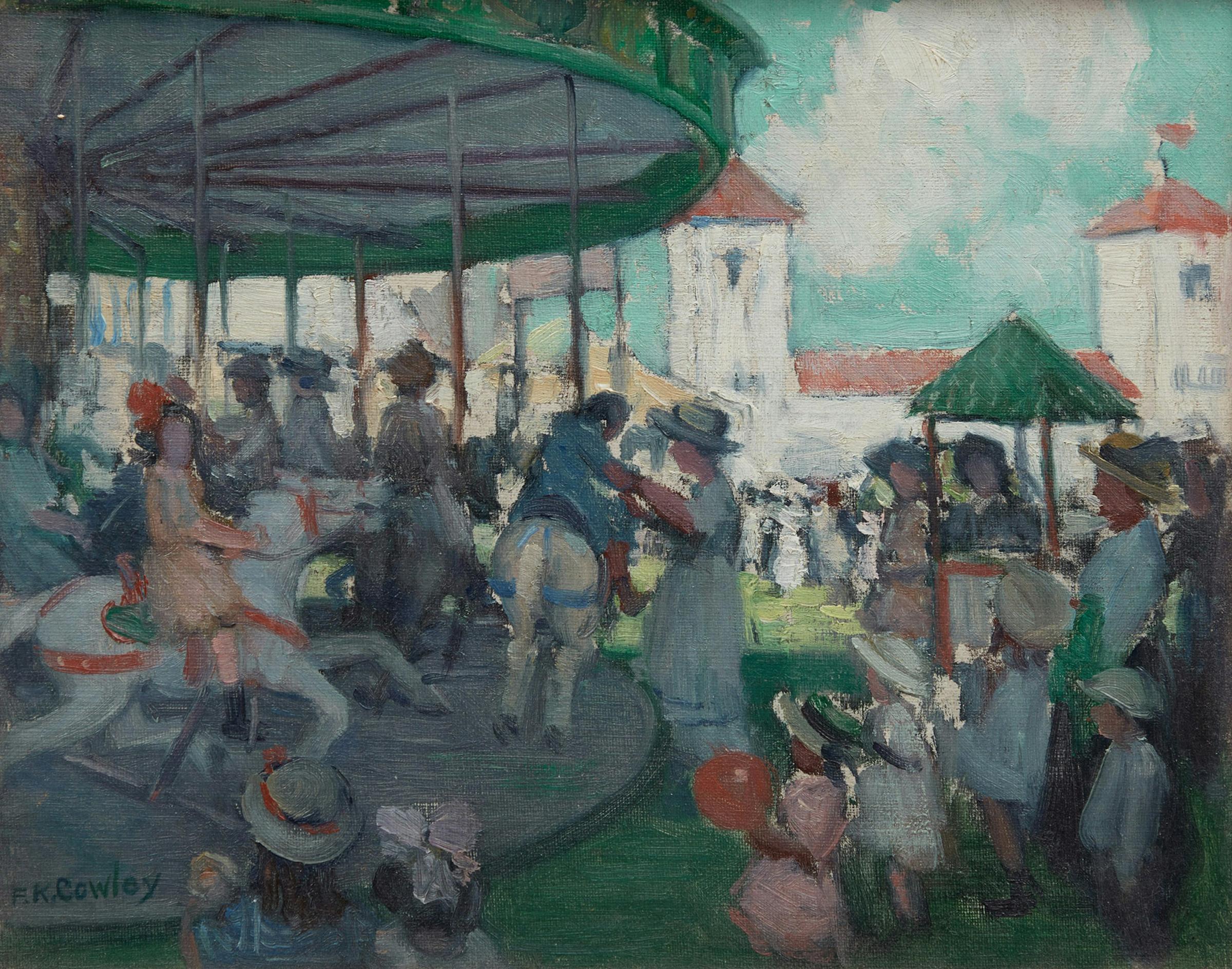 Frederick Kitson Cowley (1884-1931) - A Day at the Fair