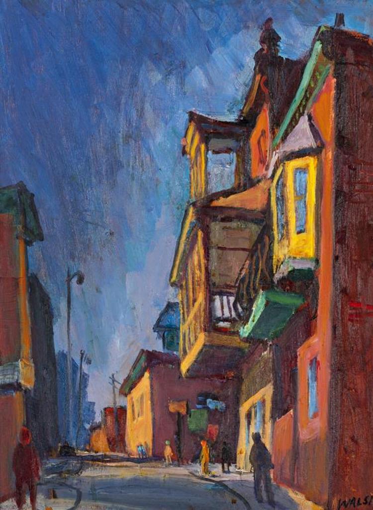 John Stanley Walsh (1907-1994) - Street Scene in Montreal