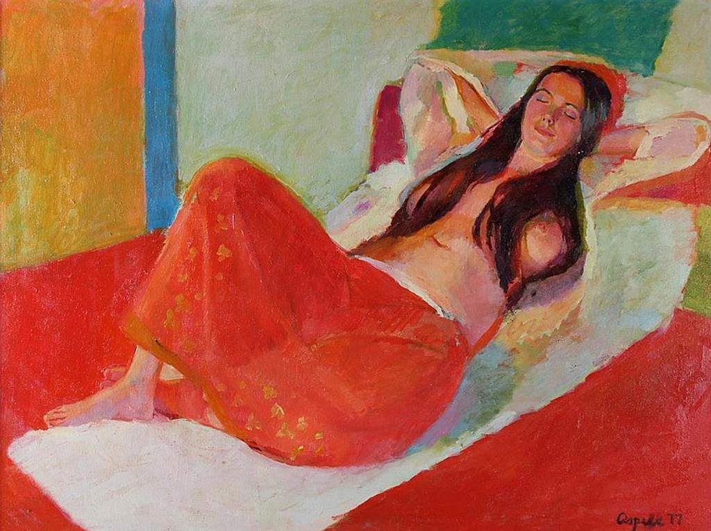 Peter Noel Lawson (Winterhalter) Aspell (1918-2004) - untitled - reclining woman