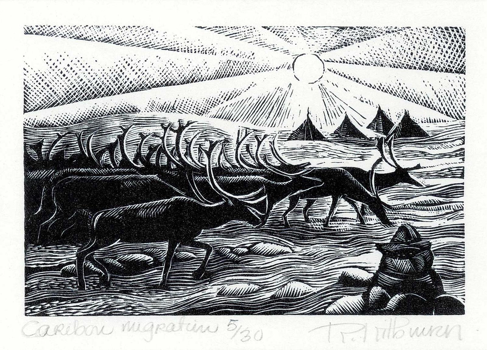 Rosemary Elizabeth Kilbourn (1931) - Caribou Migration  #5/30