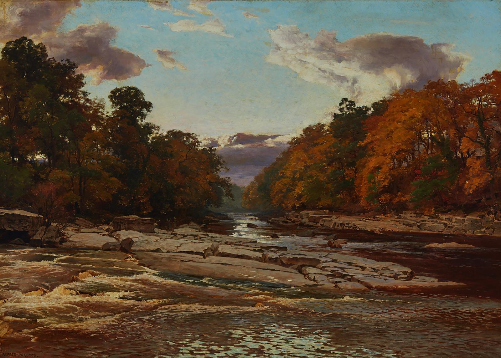 Alfred Williams Parsons (1847-1920) - The Wye Near Builth