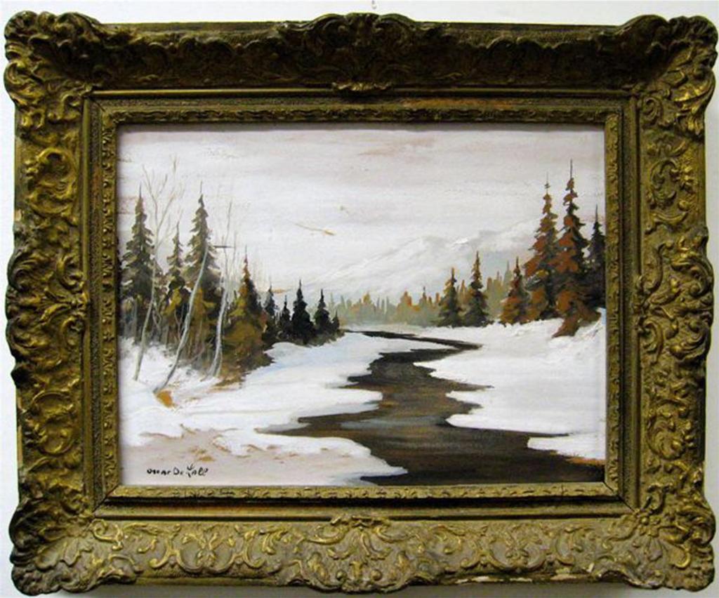 Oscar Daniel de Lall (1903-1971) - Winter Creek Study